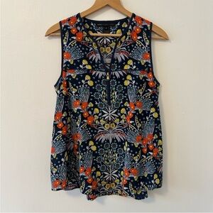 Marc By Marc Jacobs Blue Graphic Tunic Relaxed Fit